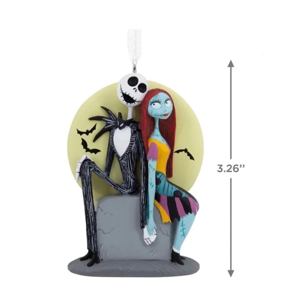 Hallmark The Nightmare Before Christmas “Jack Skellington and Sally” Ornament - Picture 4 of 12